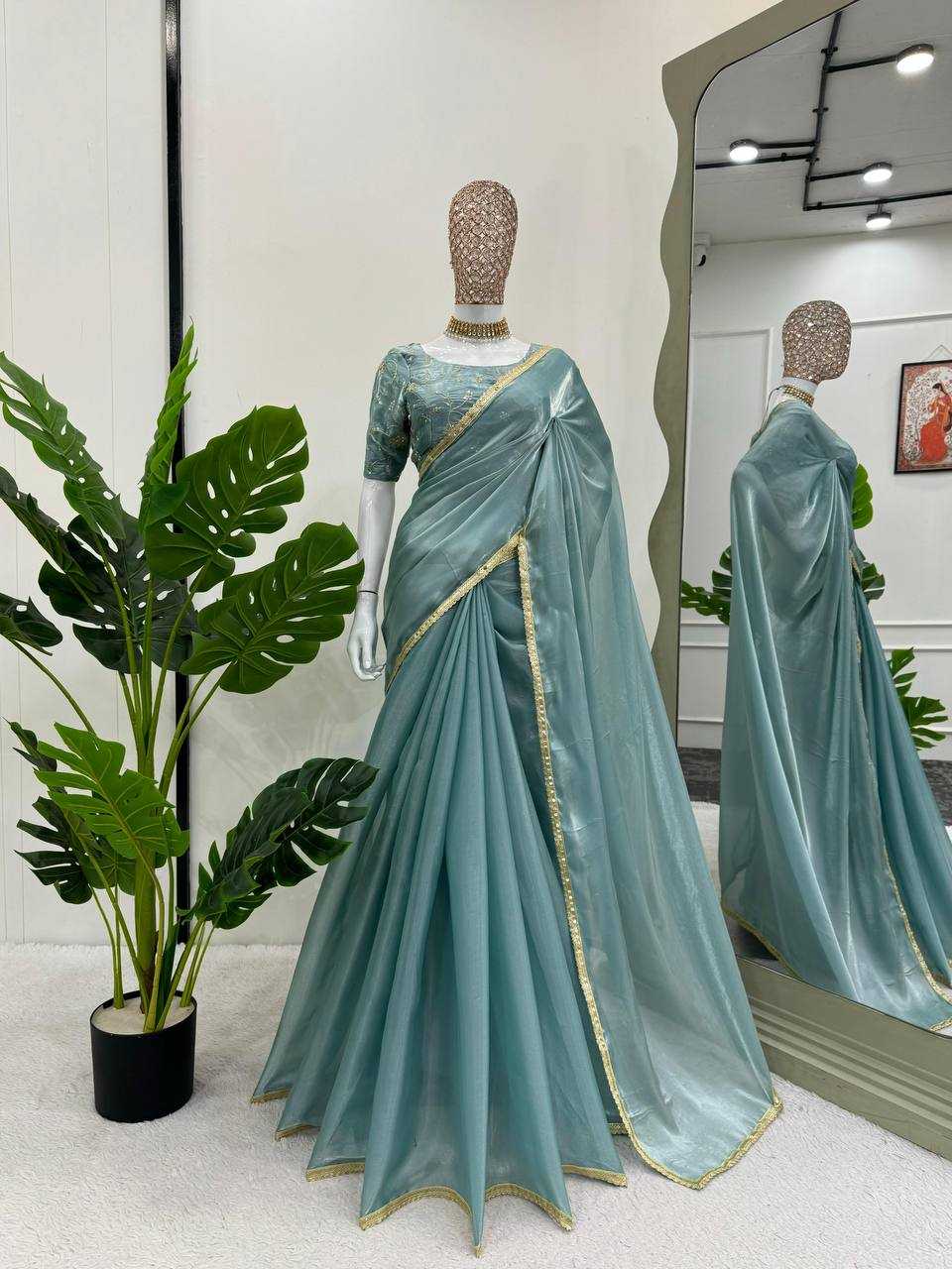 YNF JIMMY CHOO RIN133 529 SAREES WHOLESALE SEQUENCE JIMMY CHOO PARTY WEAR SAREES MANUFACTURER- Kapda Export