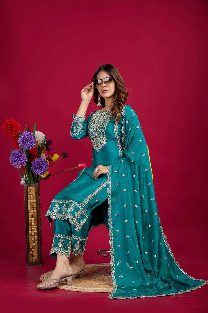 YNF KESH128 5001 SUITS & DRESSES WHOLESALE EMBROIDERY PARTY WEAR LADIES ZARI SUITS MANUFACTURER- Kapda Export