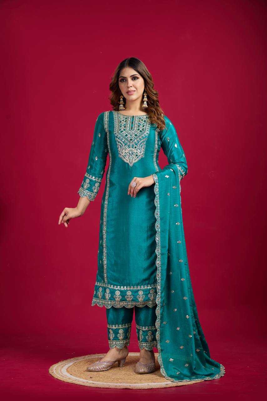 YNF KESH128 5001 SUITS & DRESSES WHOLESALE EMBROIDERY PARTY WEAR LADIES ZARI SUITS MANUFACTURER- Kapda Export