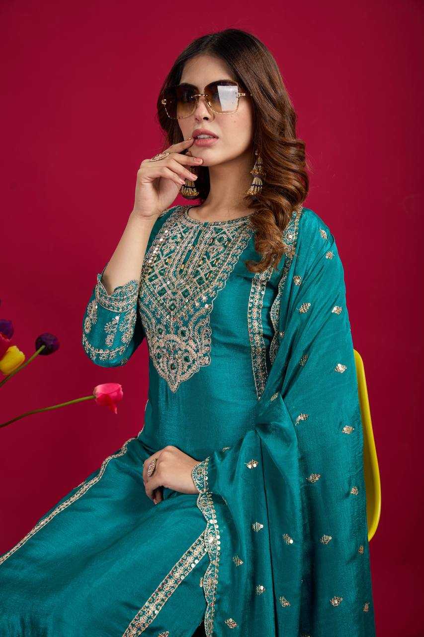 YNF KESH128 5001 SUITS & DRESSES WHOLESALE EMBROIDERY PARTY WEAR LADIES ZARI SUITS MANUFACTURER- Kapda Export