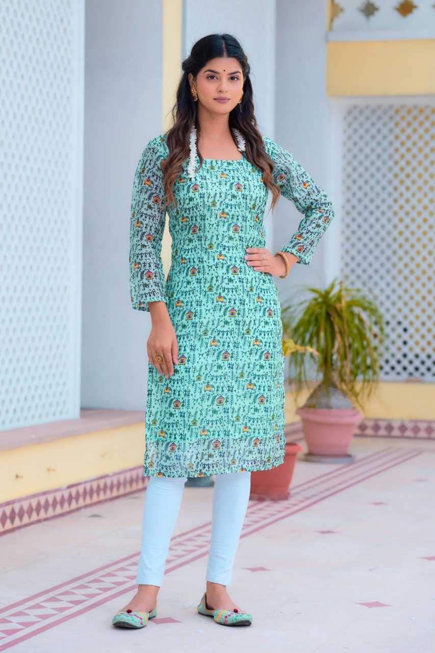 YNF KOTA CHEX KESH243 1036 KURTIS WHOLESALE PRINTED FULL SLEEVE LADIES KURTIS MANUFACTURER- Kapda Export