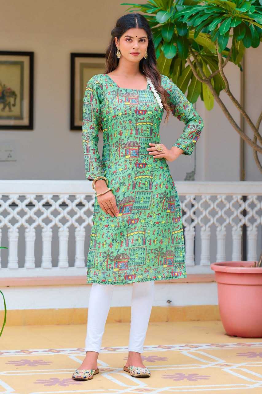 YNF KOTA CHEX KESH243 1038 KURTIS WHOLESALE FESTIVE PRINTED LADIES FULL SLEEVE KURTIS MANUFACTURER- Kapda Export