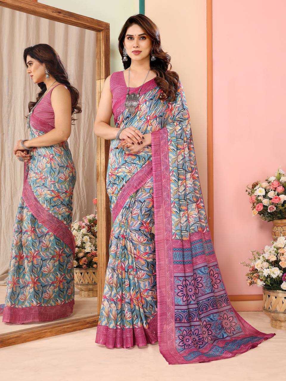 YNF KOTA SILK KESH245 RNF11 SAREES WHOLESALE KOTA DORIA LADIES PRINTED SAREES MANUFACTURER- Kapda Export