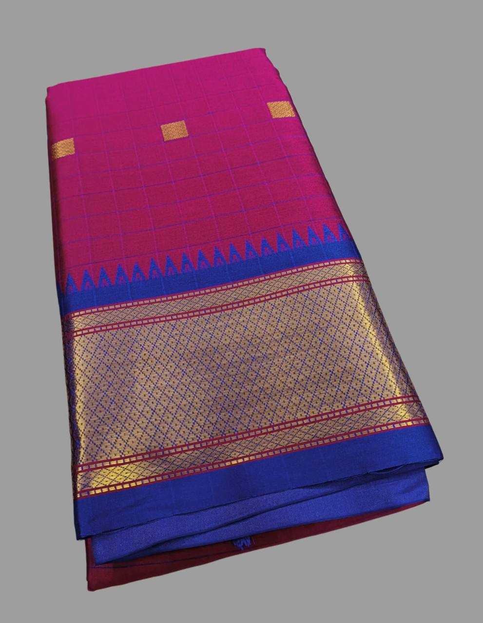 YNF LICHI SILK KESH245 RNF16 SAREES WHOLESALE JACQUARD ZARI BORDER COTTON SILK SAREES MANUFACTURER- Kapda Export