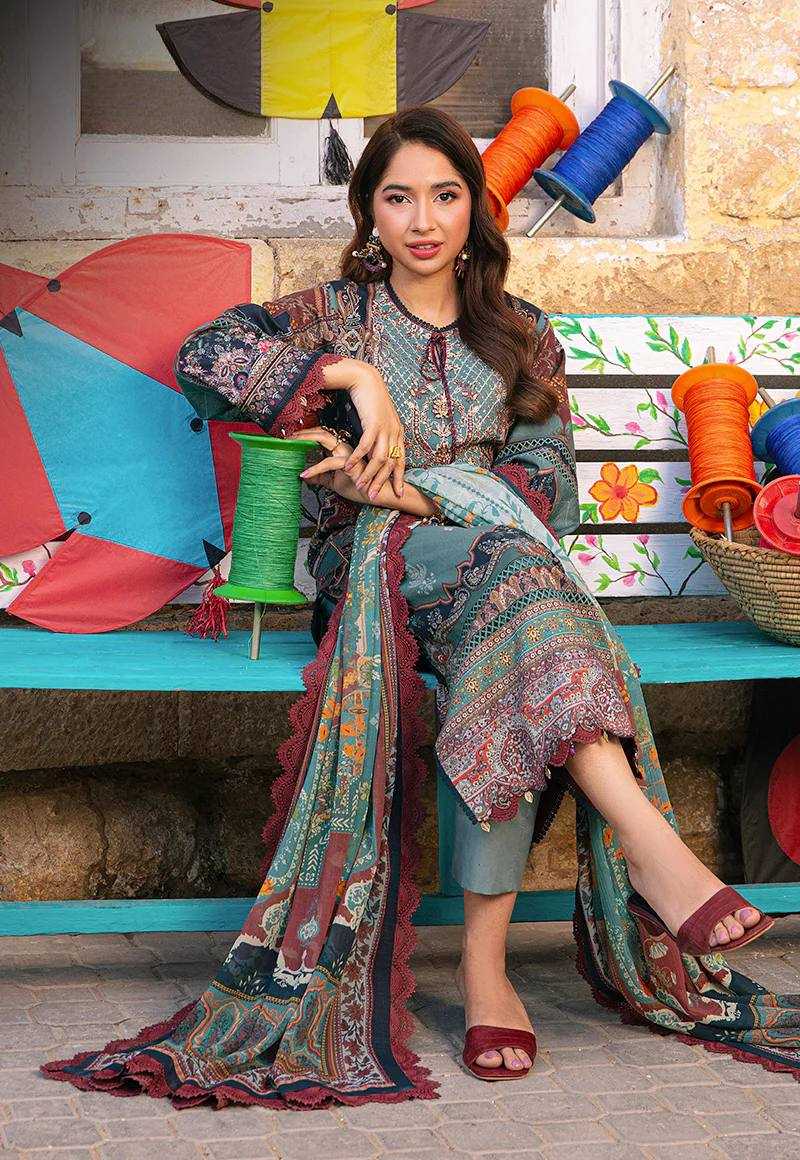 YNF MUSLIN KESH227 1024 SUITS & DRESSES WHOLESALE PAKISTANI EMBROIDERY PRINTED EID COLLECTIONS SUITS MANUFACTURE- Kapda Export