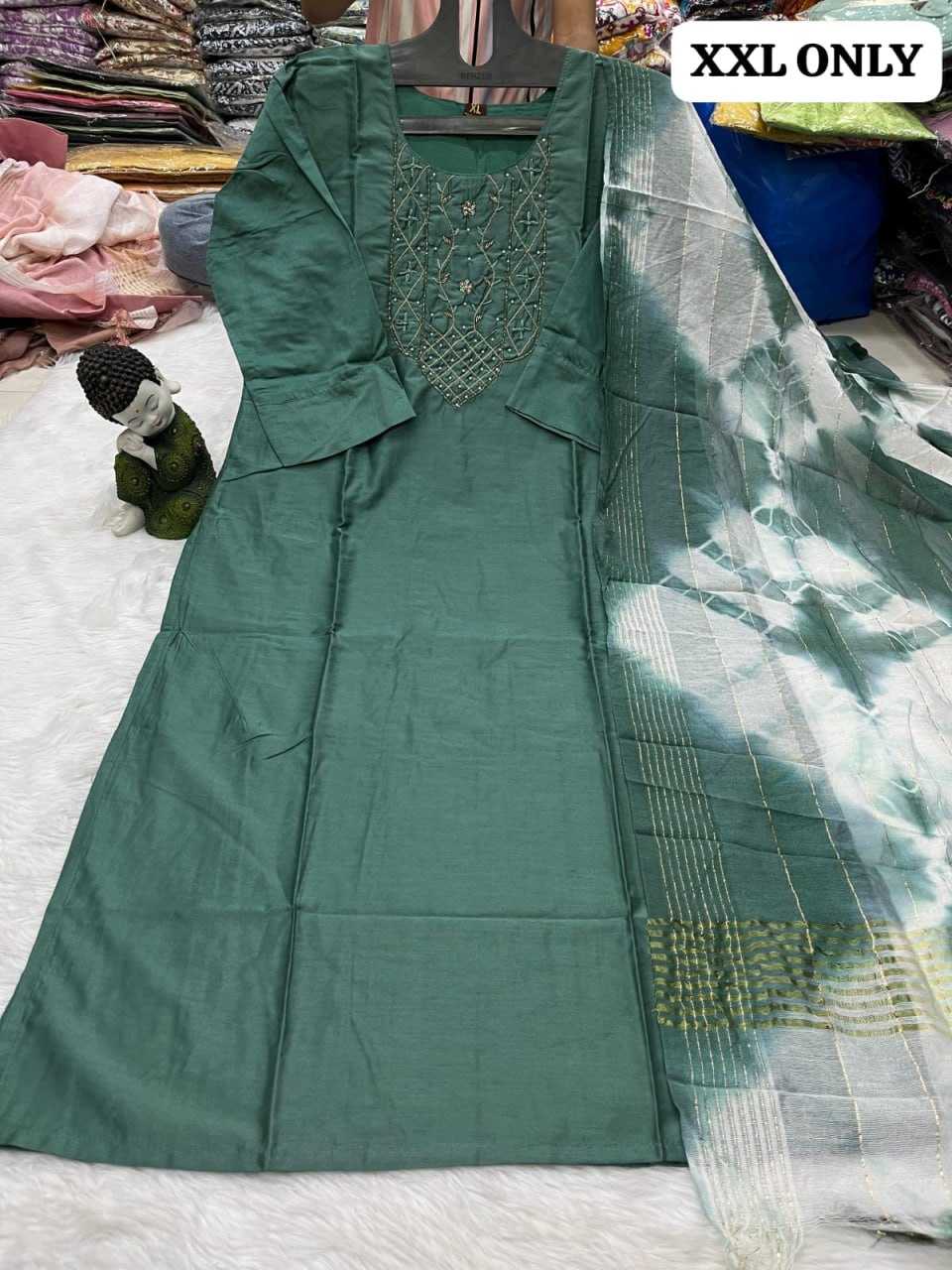 YNF MUSLIN KESH258 VDA15 UITS & DRESSES WHOLESALE DESIGNER SUIT WEDDING LADIES SILK SUITS MANUFACTURE- Kapda Export