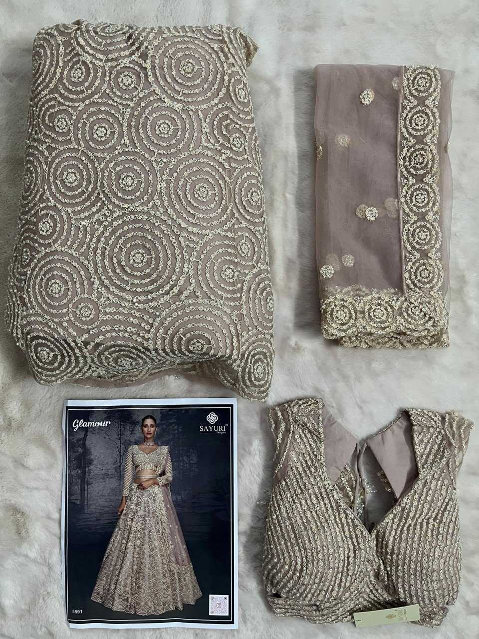 YNF NET SAYURI KESH233 PRESENT 5591 CLOTHING BRANDS WHOLESALE LEHENGA MANUFACTURER- Kapda Export