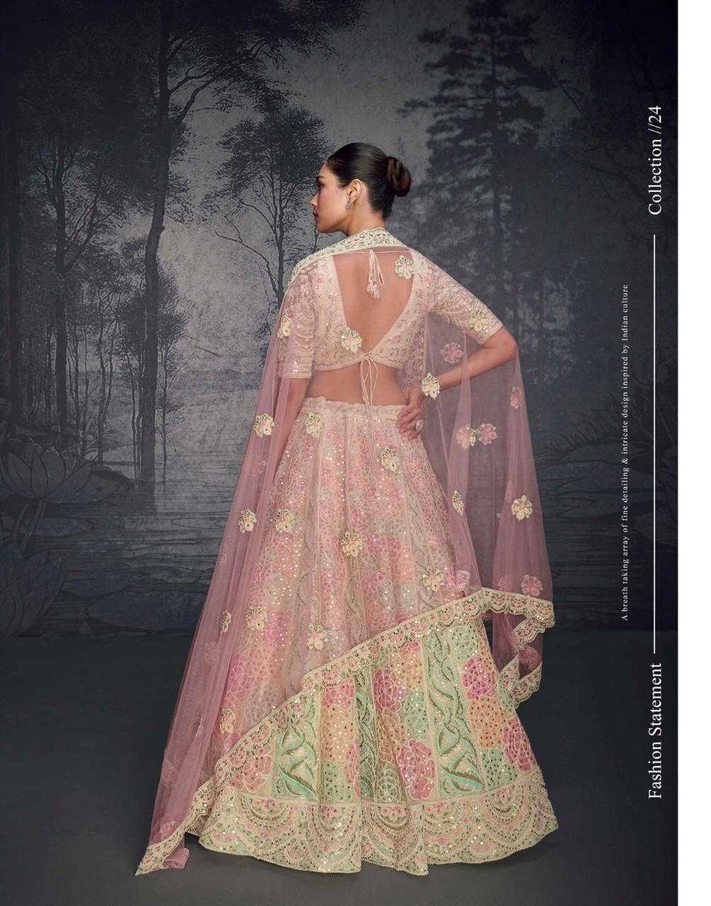 YNF NET SAYURI KESH233 PRESENT 5593 CLOTHING BRANDS WHOLESALE LEHENGA MANUFACTURER- Kapda Export