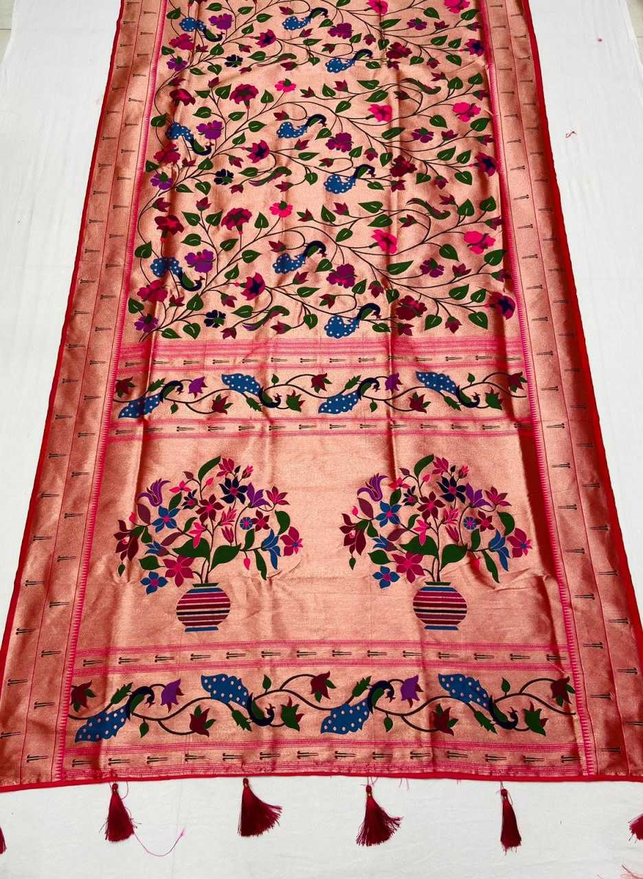 YNF PAITHANI SILK KESH190  Pamela -2 SAREES WHOLESALE FESTIVEL PAITHANI SOFT SILK SAREES MANUFACTURER- Kapda Export