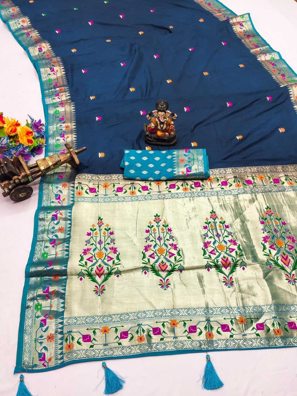 YNF PAITHANI SILK RIN183 SHABRISILK SAREES WHOLESALE FESTIVEL PAITHANI SOFT SILK SAREES MANUFACTURER- Kapda Export