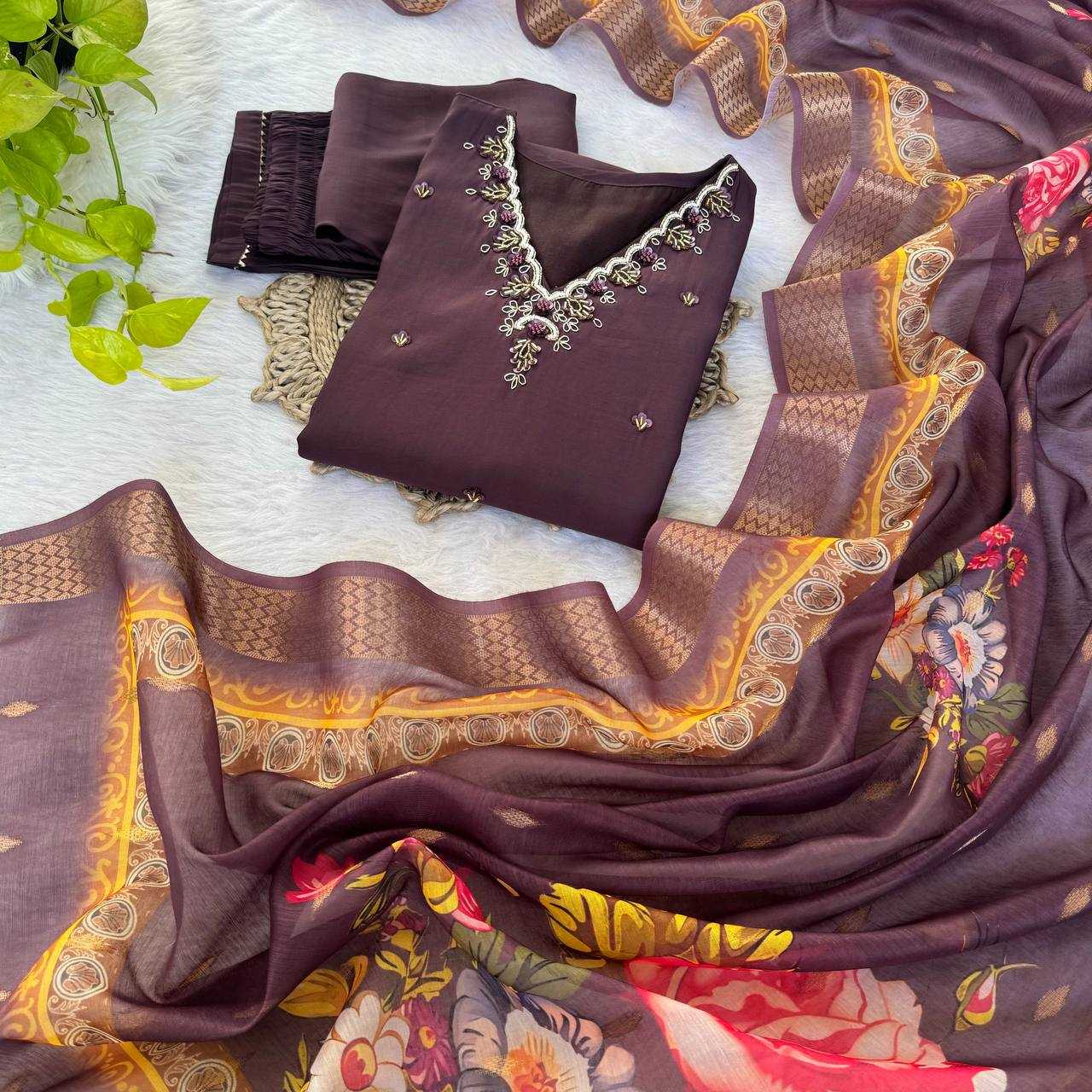 YNF PRMIUM ROMAN SILK KESH240 410 SUITS & DRESSES WHOLESALE LADIES WEDDING SILK LONG KURTI SUITS MANUFACTURE- Kapda Export