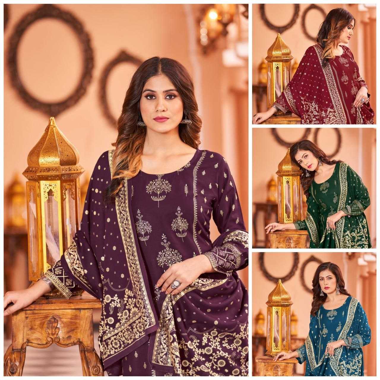 YNF RAYON BANWERY KESH246 BANWERY CLOTHING BRANDS WHOLESALE SUIT MANUFACTURER- Kapda Export