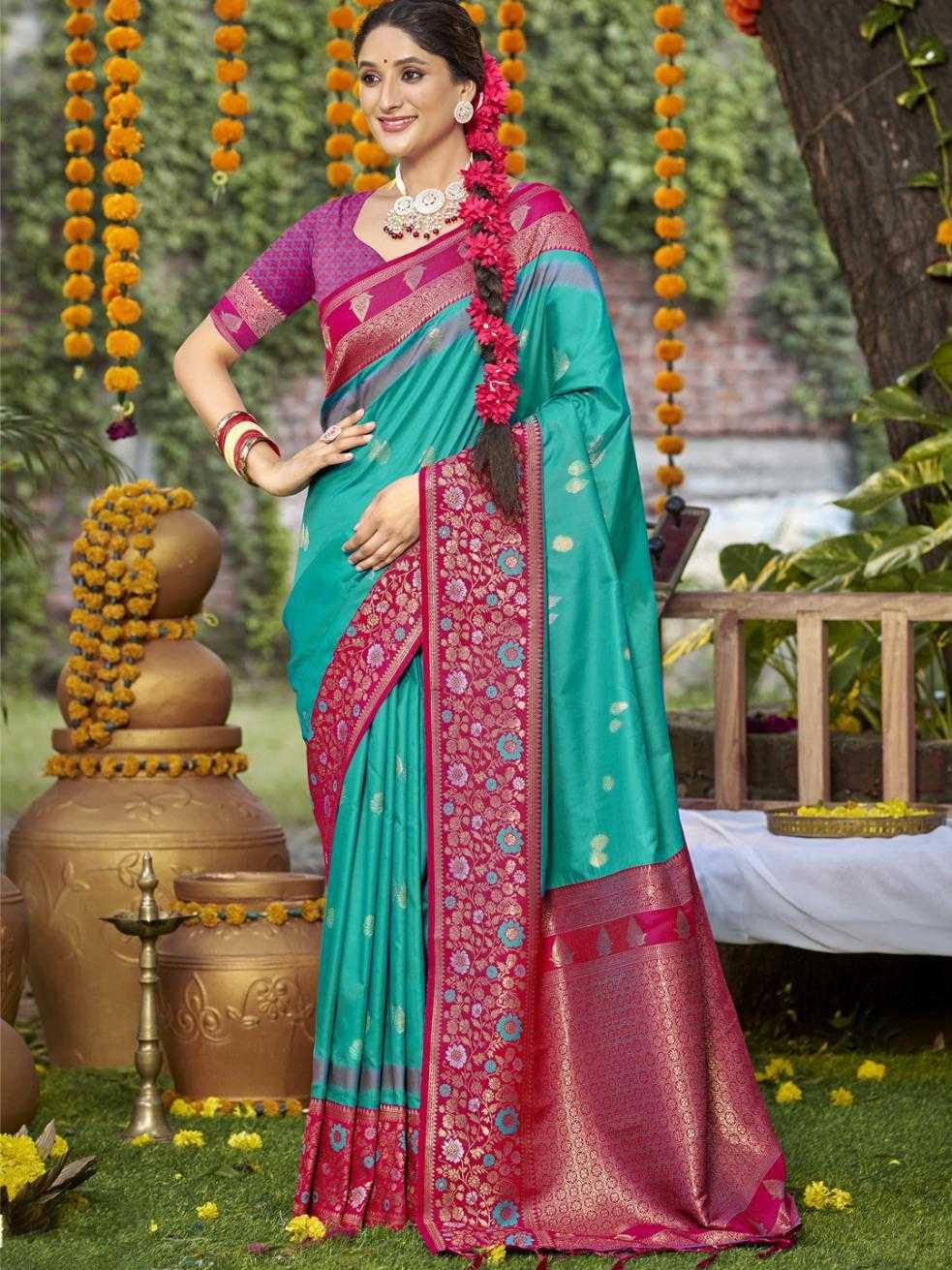 YNF SILK BUNAWAT RIN195 Pratima Silk CLOTHING BRANDS WHOLESALE SAREES MANUFACTURER- Kapda Export