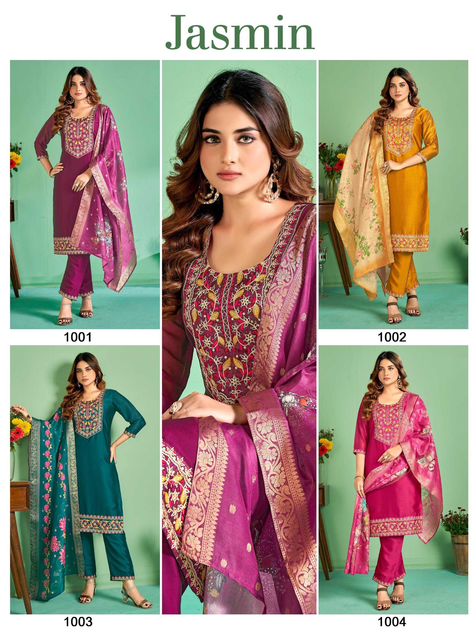 YNF SILK JASMIN KESH234 DSF05 CLOTHING BRANDS WHOLESALE SUIT MANUFACTURER- Kapda Export