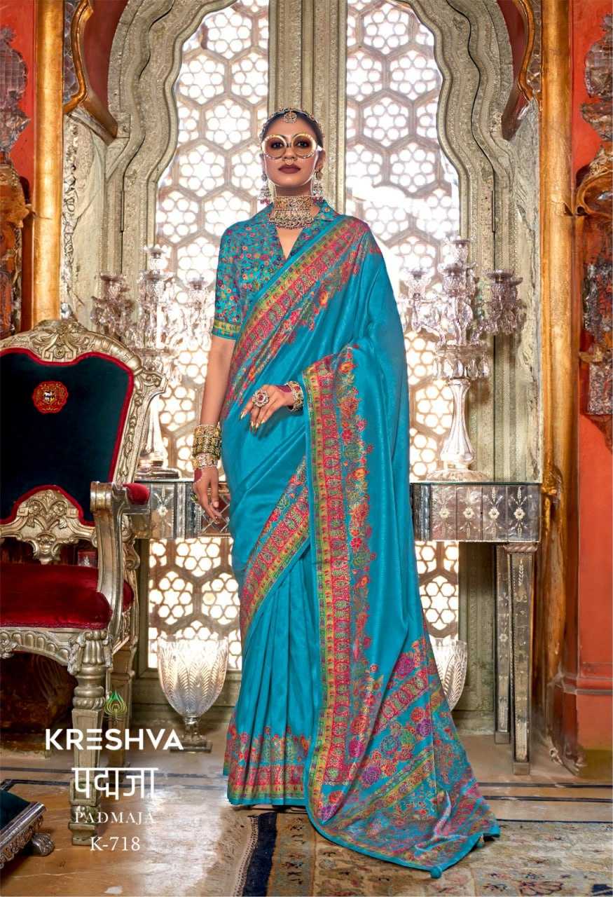 YNF SILK KRESHVA RIN195 Padmaja MOHMANTHAN CLOTHING BRANDS WHOLESALE SAREE MANUFACTURER- Kapda Export