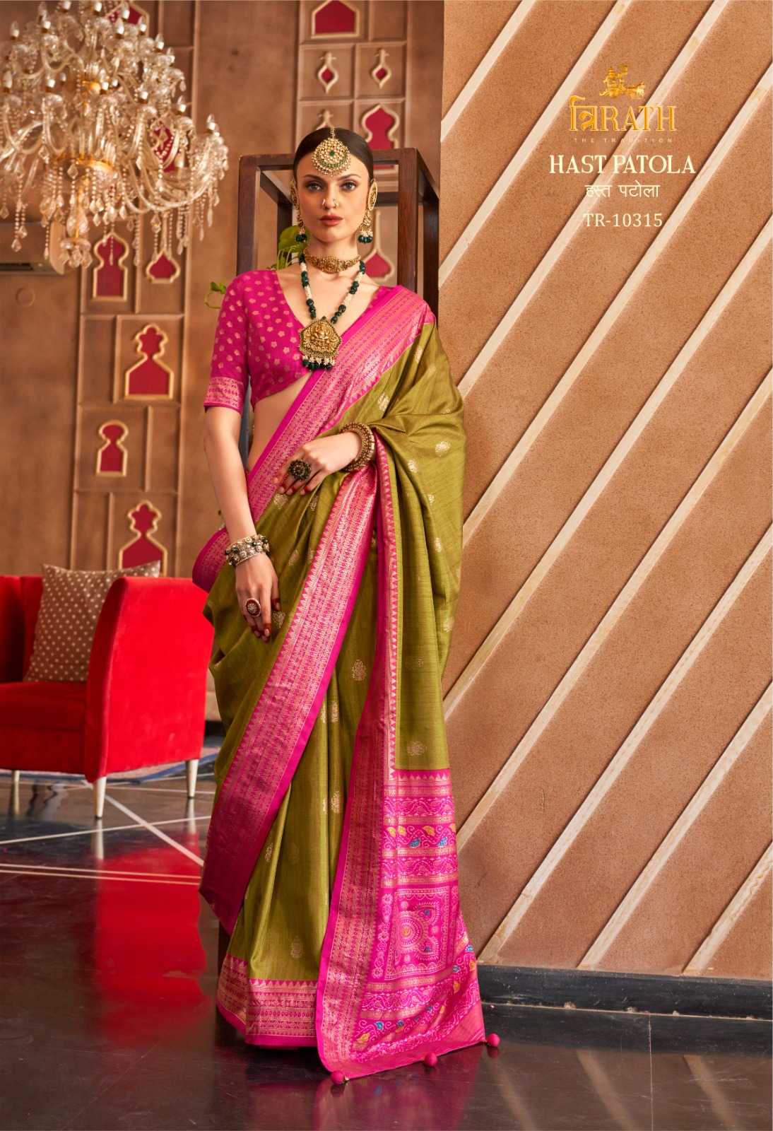 YNF SILK TRIRATH RIN195 HAST PATOLA CLOTHING BRANDS WHOLESALE GOWN MANUFACTURER- Kapda Export