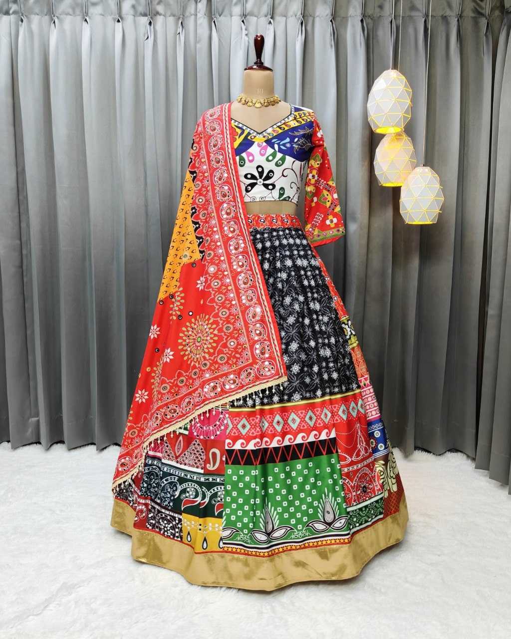 YNF SOFT BUTTER SILK KESH196 1467 LEHENGAS WHOLESALE SILK TRADITIONAL PRINTED LEHENGAS MANUFACTURER- Kapda Export