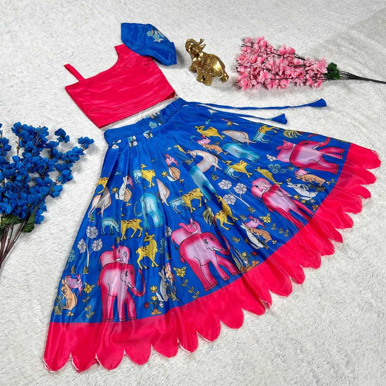 YNF SOFT CHINON KESH109 RRK107 KIDS WEAR WHOLESALE KIDS LEHENGA KIDS LEHENGA CHOLI KIDS FESTIVE WEAR KIDS WEDDING OUTFITS MANUFACTURER- Kapda Export