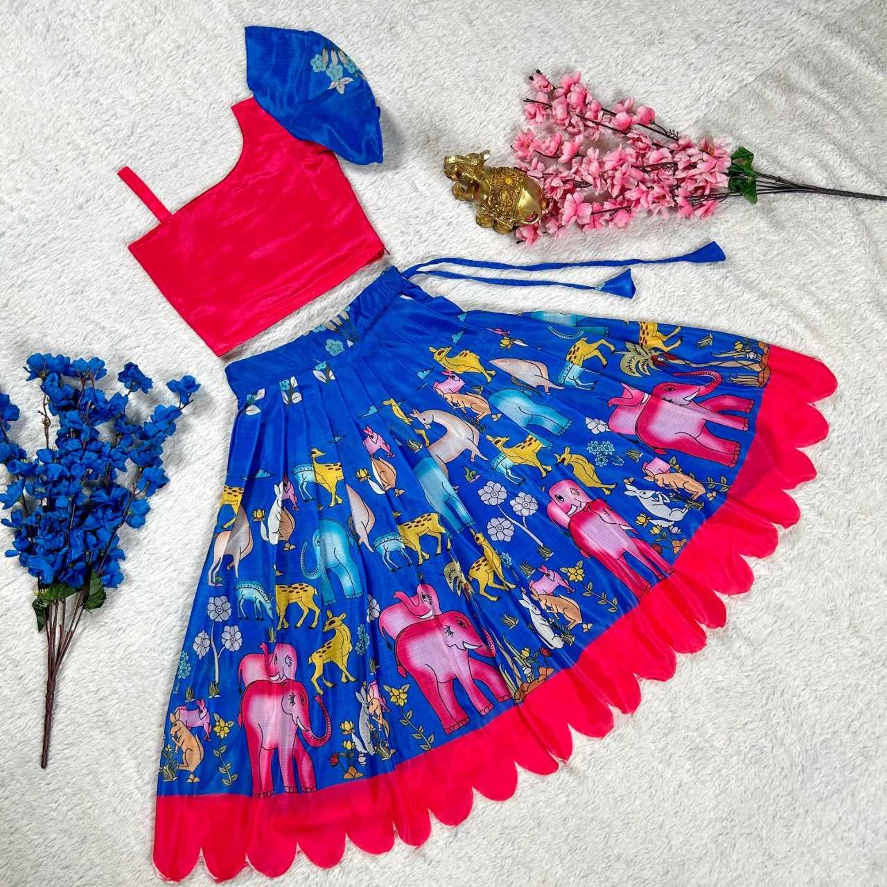 YNF SOFT CHINON KESH109 RRK107 KIDS WEAR WHOLESALE KIDS LEHENGA KIDS LEHENGA CHOLI KIDS FESTIVE WEAR KIDS WEDDING OUTFITS MANUFACTURER- Kapda Export