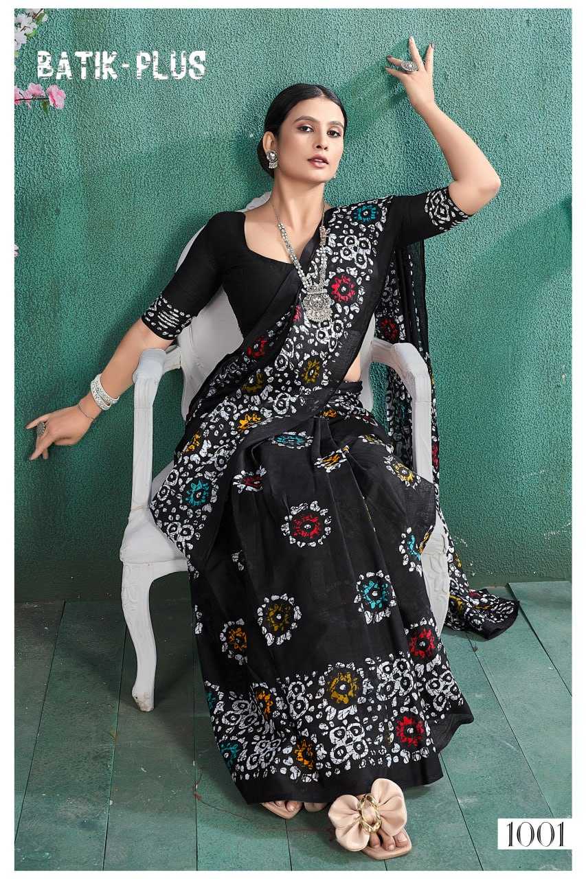 YNF SOFT COTTON BATIK-PLUS KESH244  B A T I K - P L U S CLOTHING BRANDS WHOLESALE SAREES MANUFACTURER- Kapda Export