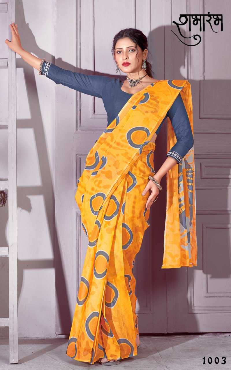 YNF SOFT COTTON SHUBHARBH KESH244  सु भा रं भ CLOTHING BRANDS WHOLESALE SAREES MANUFACTURER- Kapda Export