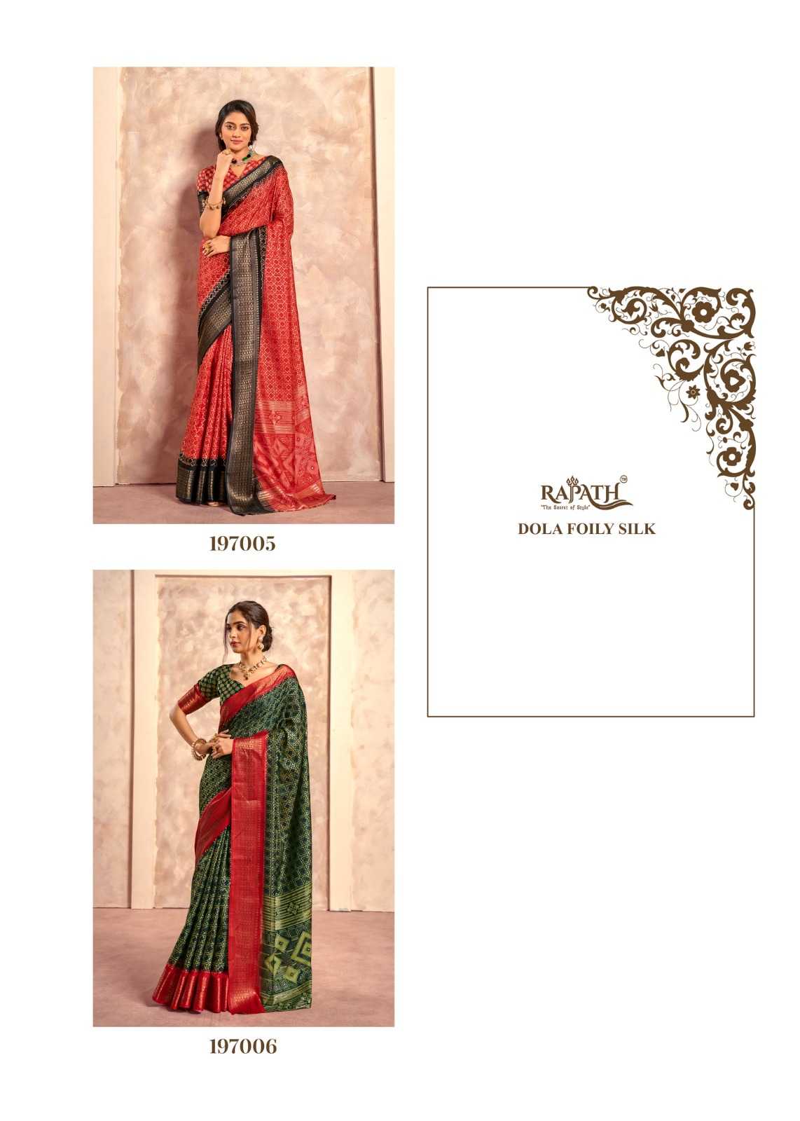 YNF SOFT DOLA RAJPTH RIN195 Cello Silk CLOTHING BRANDS WHOLESALE SAREES MANUFACTURER- Kapda Export