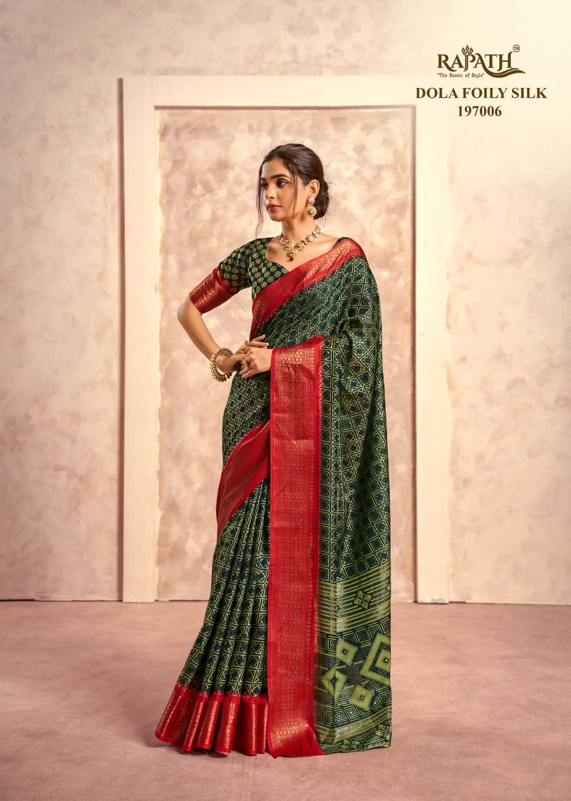 YNF SOFT DOLA RAJPTH RIN195 Cello Silk CLOTHING BRANDS WHOLESALE SAREES MANUFACTURER- Kapda Export