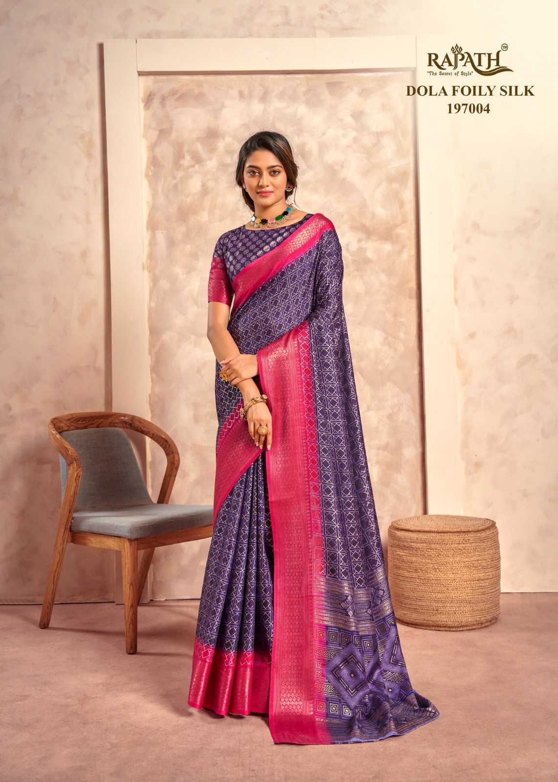 YNF SOFT DOLA RAJPTH RIN195 Cello Silk CLOTHING BRANDS WHOLESALE SAREES MANUFACTURER- Kapda Export