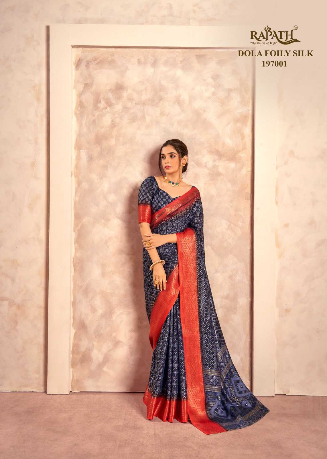 YNF SOFT DOLA RAJPTH RIN195 Cello Silk CLOTHING BRANDS WHOLESALE SAREES MANUFACTURER- Kapda Export