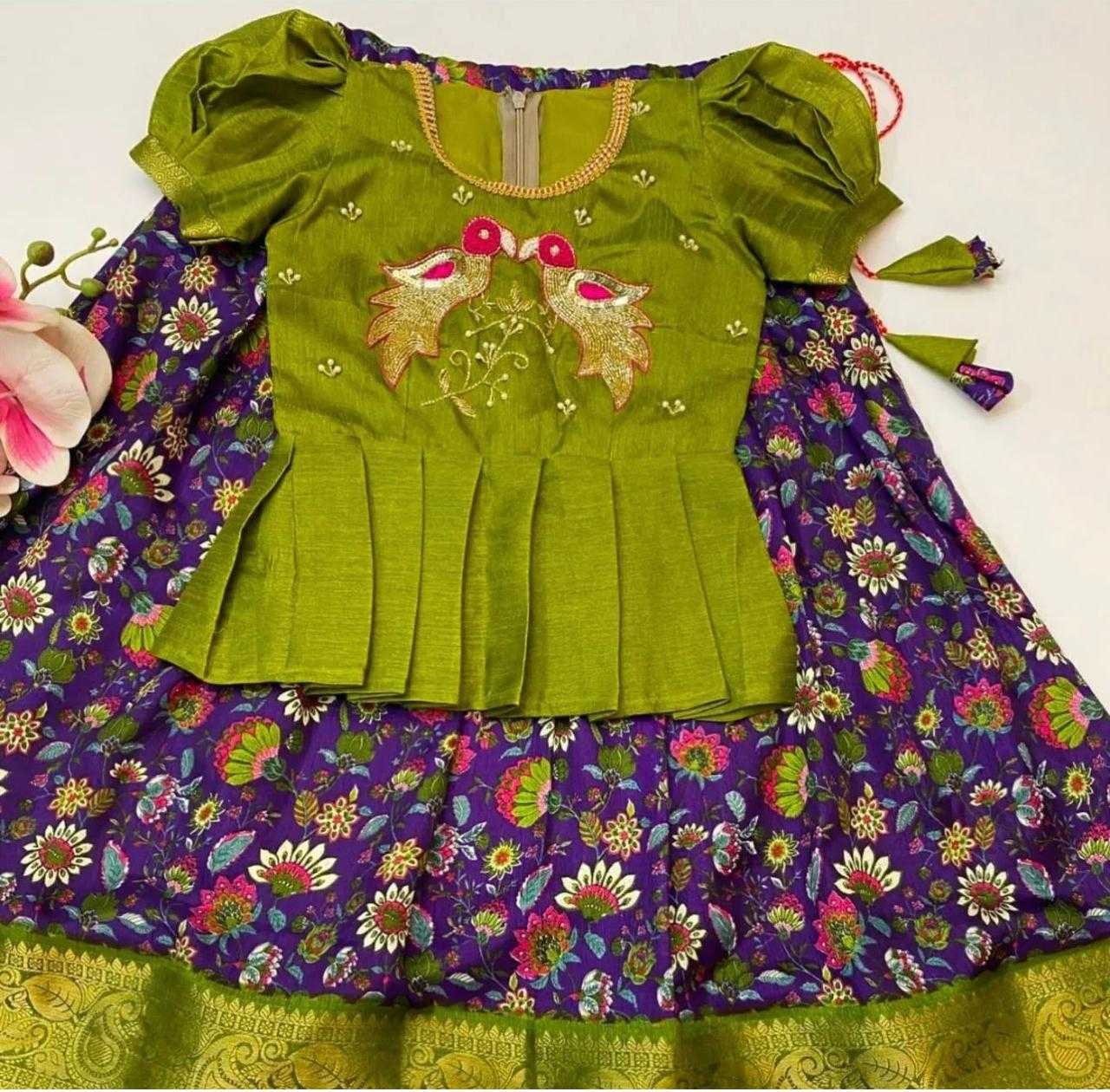 YNF SOFT DOLA RIN192 8048 KIDS WEAR WHOLESALE KIDS LEHENGA KIDS TRADITIONAL OUTFITS KIDS LEHENGA CHOLI KIDS FESTIVE WEAR KIDS WEDDING OUTFITS MANUFACTURER- Kapda Export