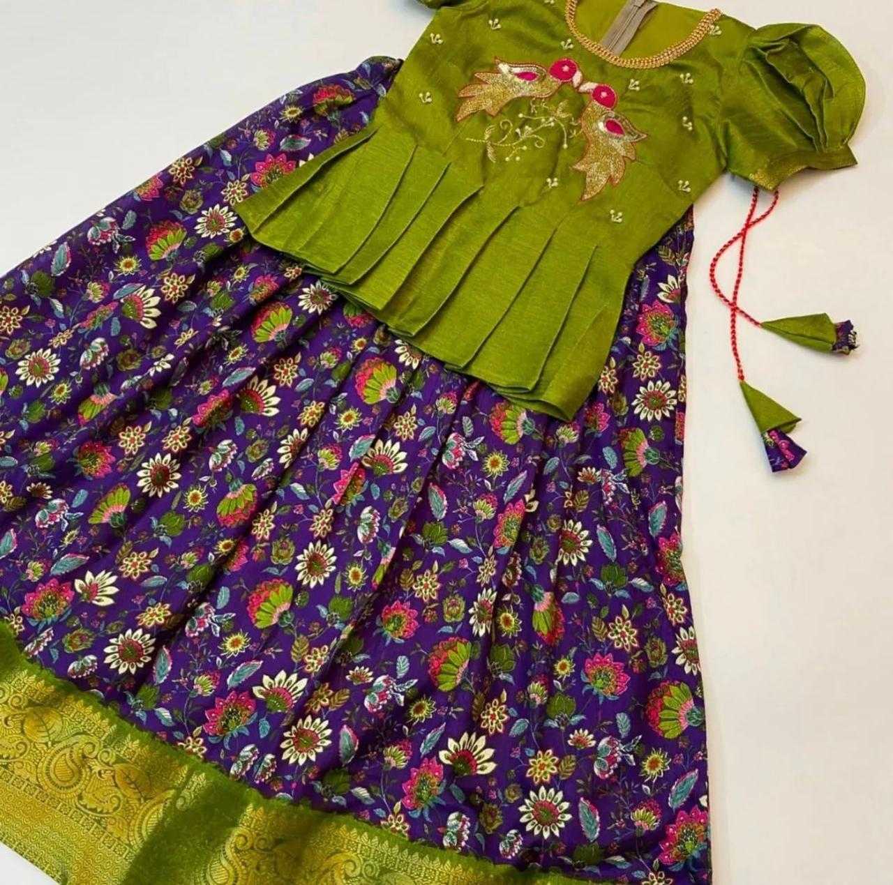 YNF SOFT DOLA RIN192 8048 KIDS WEAR WHOLESALE KIDS LEHENGA KIDS TRADITIONAL OUTFITS KIDS LEHENGA CHOLI KIDS FESTIVE WEAR KIDS WEDDING OUTFITS MANUFACTURER- Kapda Export