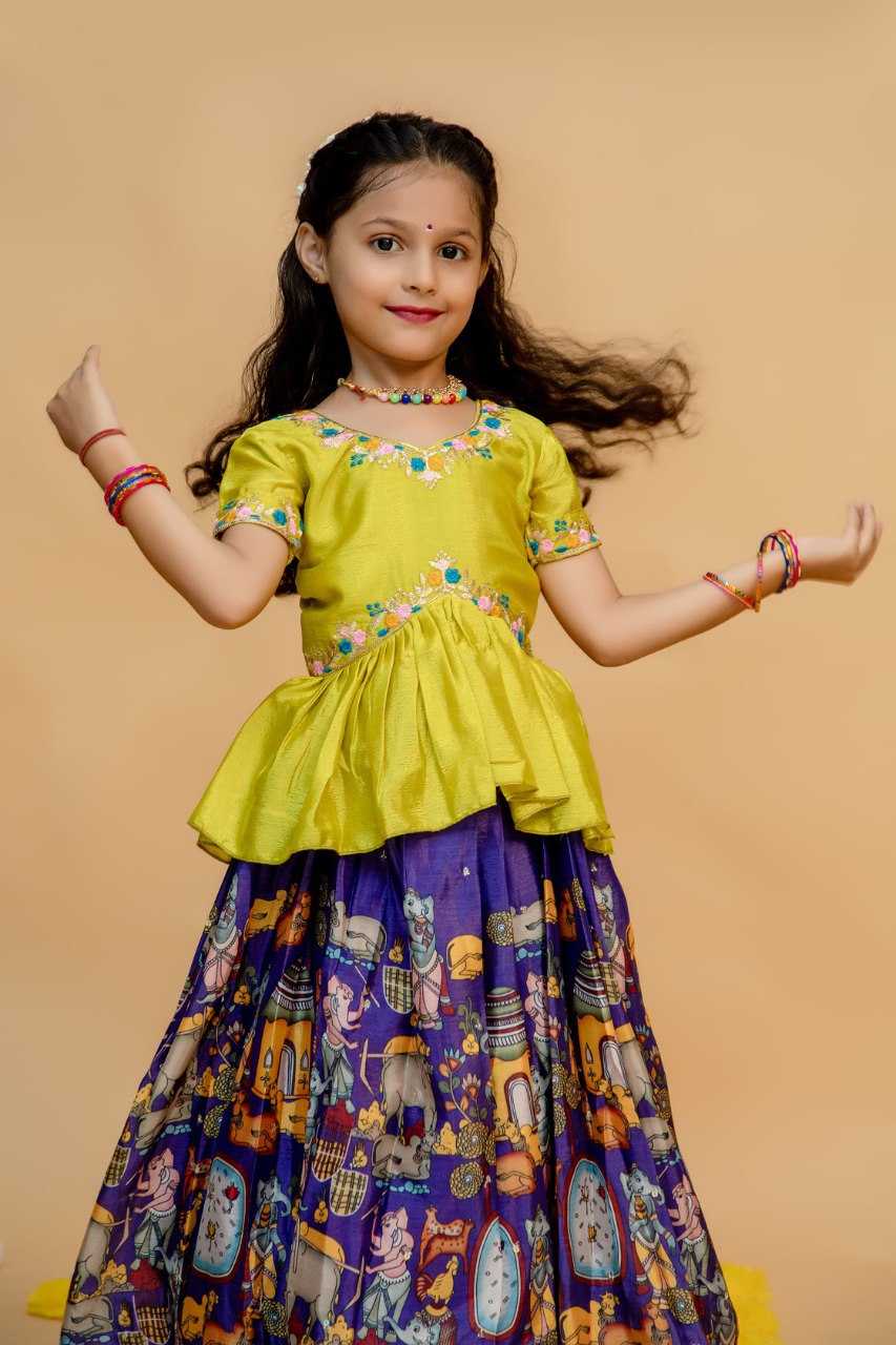 YNF SOFT SILK KIDS WEAR KESH109 RRK103 WHOLESALE KIDS LEHENGA TRADITIONAL ETHNIC LEHENGA CHOLI KIDS FESTIVE BABY GIRL LEHANGA MANUFACTURER- Kapda Export