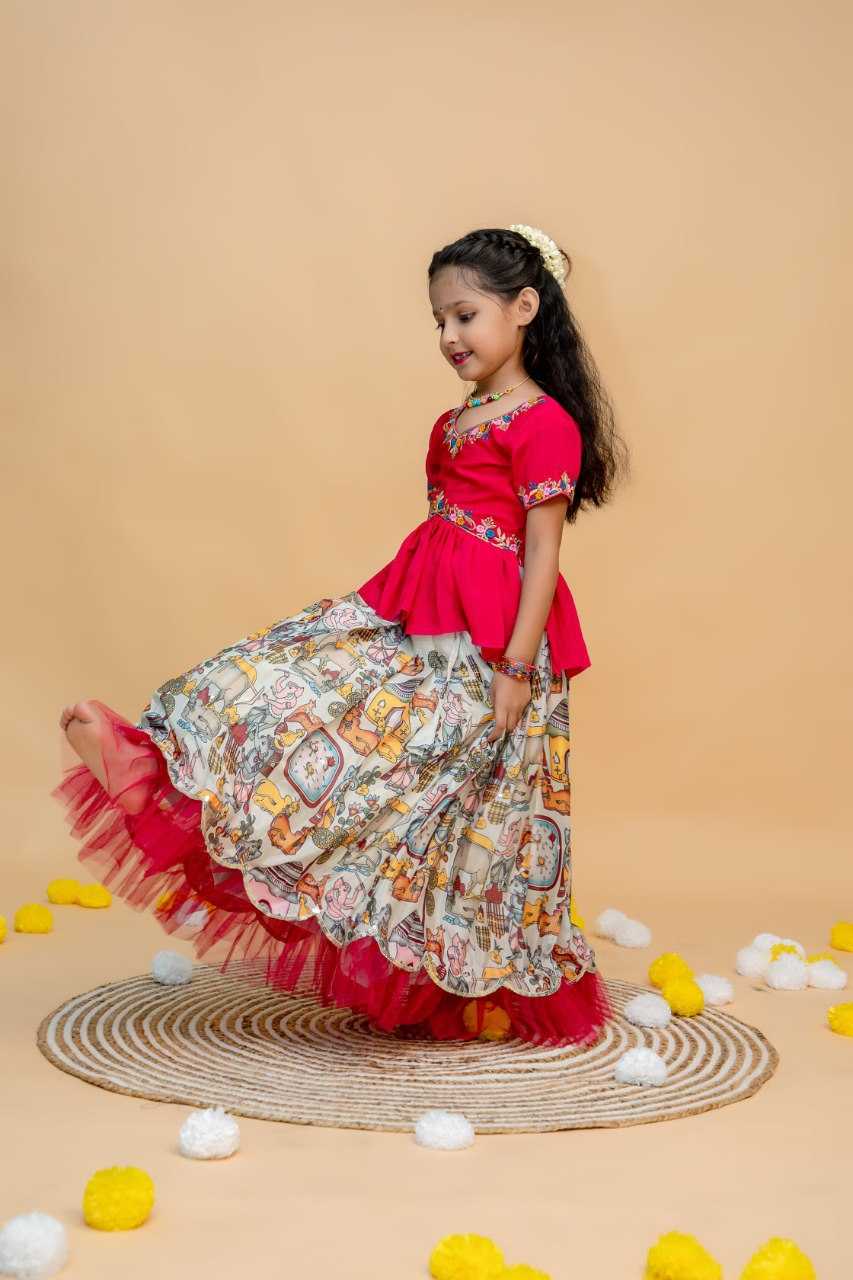 YNF SOFT SILK KIDS WEAR KESH109 RRK103 WHOLESALE KIDS LEHENGA TRADITIONAL ETHNIC LEHENGA CHOLI KIDS FESTIVE BABY GIRL LEHANGA MANUFACTURER- Kapda Export