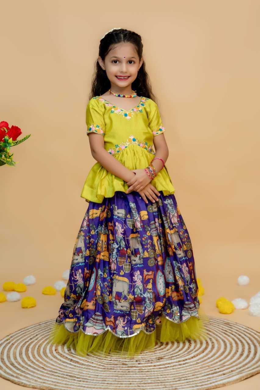 YNF SOFT SILK KIDS WEAR KESH109 RRK103 WHOLESALE KIDS LEHENGA TRADITIONAL ETHNIC LEHENGA CHOLI KIDS FESTIVE BABY GIRL LEHANGA MANUFACTURER- Kapda Export