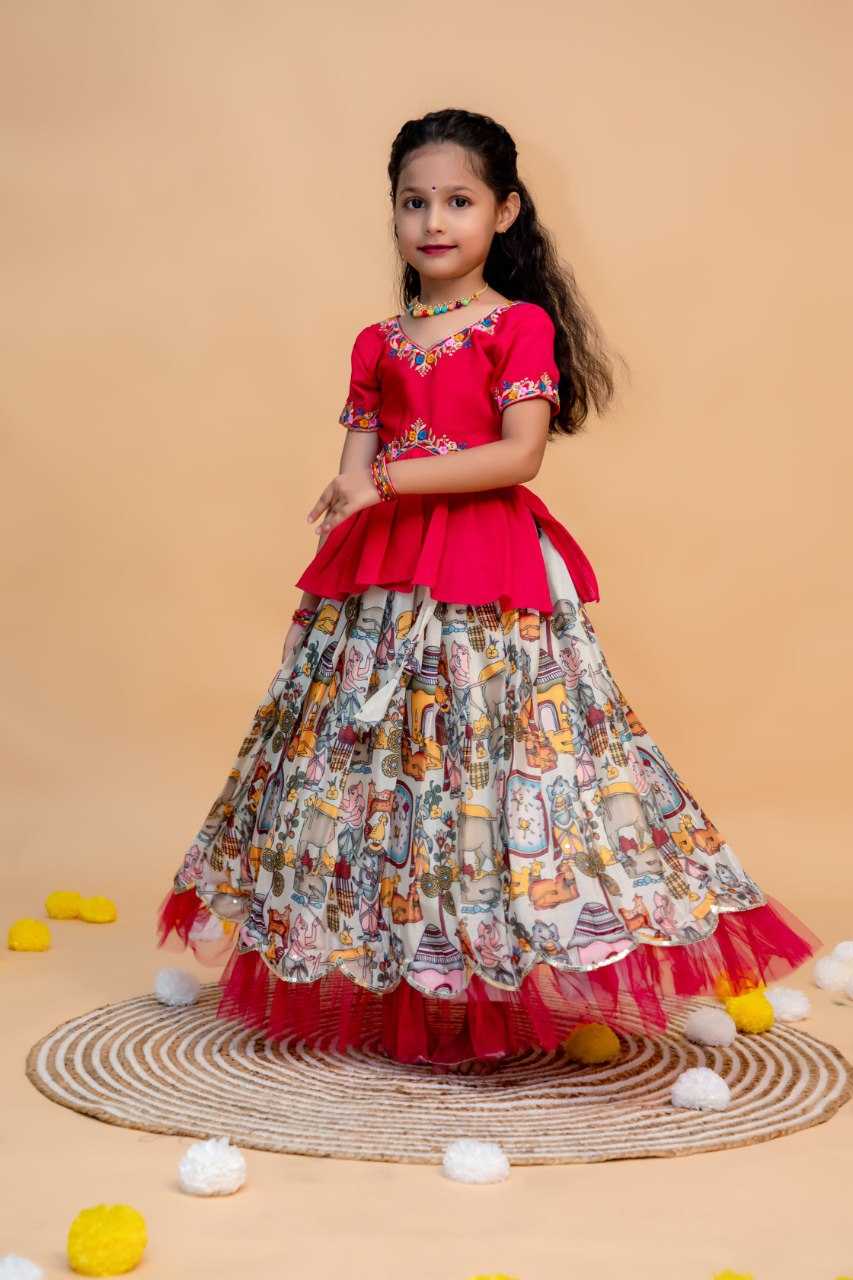 YNF SOFT SILK KIDS WEAR KESH109 RRK103 WHOLESALE KIDS LEHENGA TRADITIONAL ETHNIC LEHENGA CHOLI KIDS FESTIVE BABY GIRL LEHANGA MANUFACTURER- Kapda Export