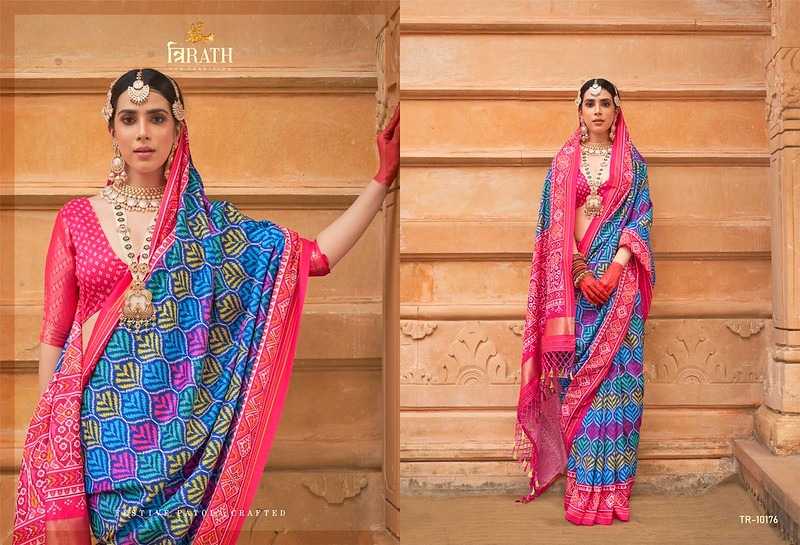 YNF SOFT SILK TRIRATH KESH113 Tirth Patola CLOTHING BRANDS WHOLESALE SAREES MANUFACTURER- Kapda Export