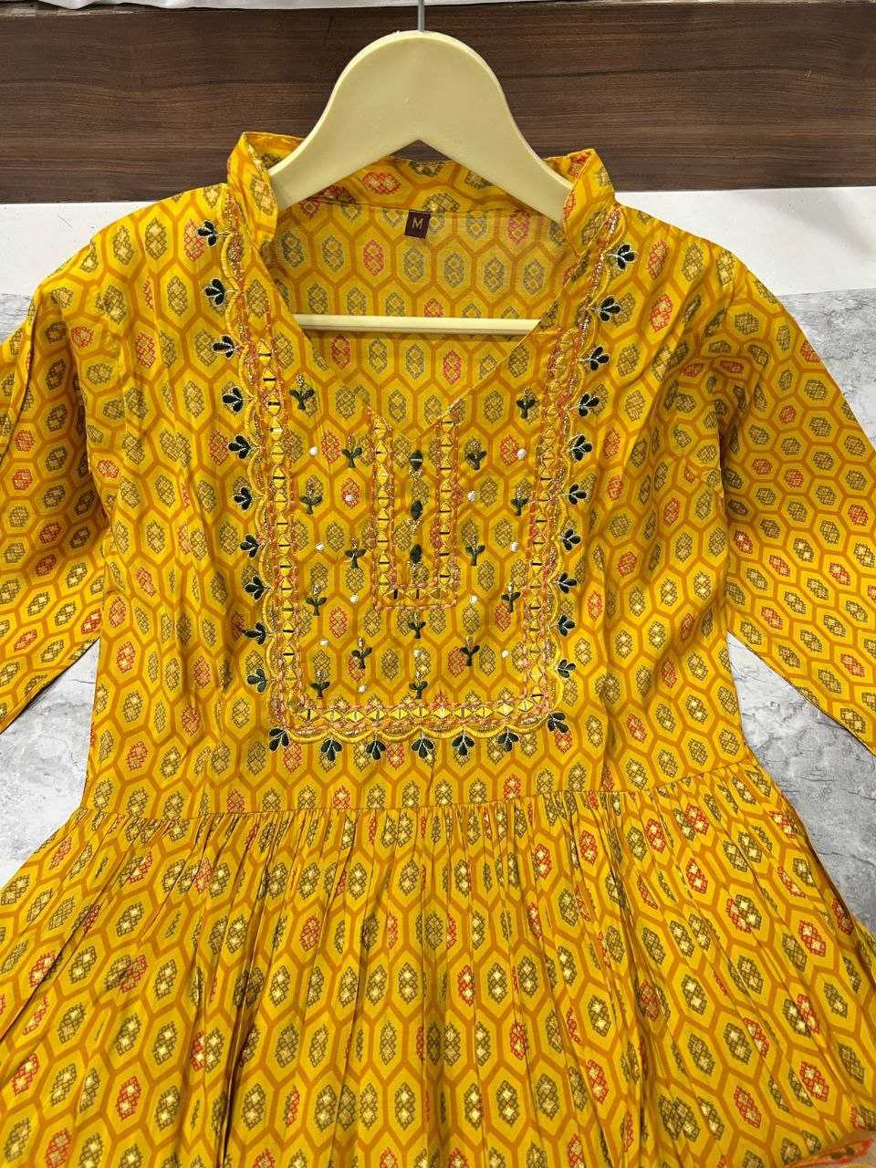 YNF VISCOSE CHANDERI KESH246 Yogita SUITS & DRESSES WHOLESALE PRINTED CHANDERI PRINTED YELLOW SALWAR HALDI OUTFITS SUITS MANUFACTURE- Kapda Export