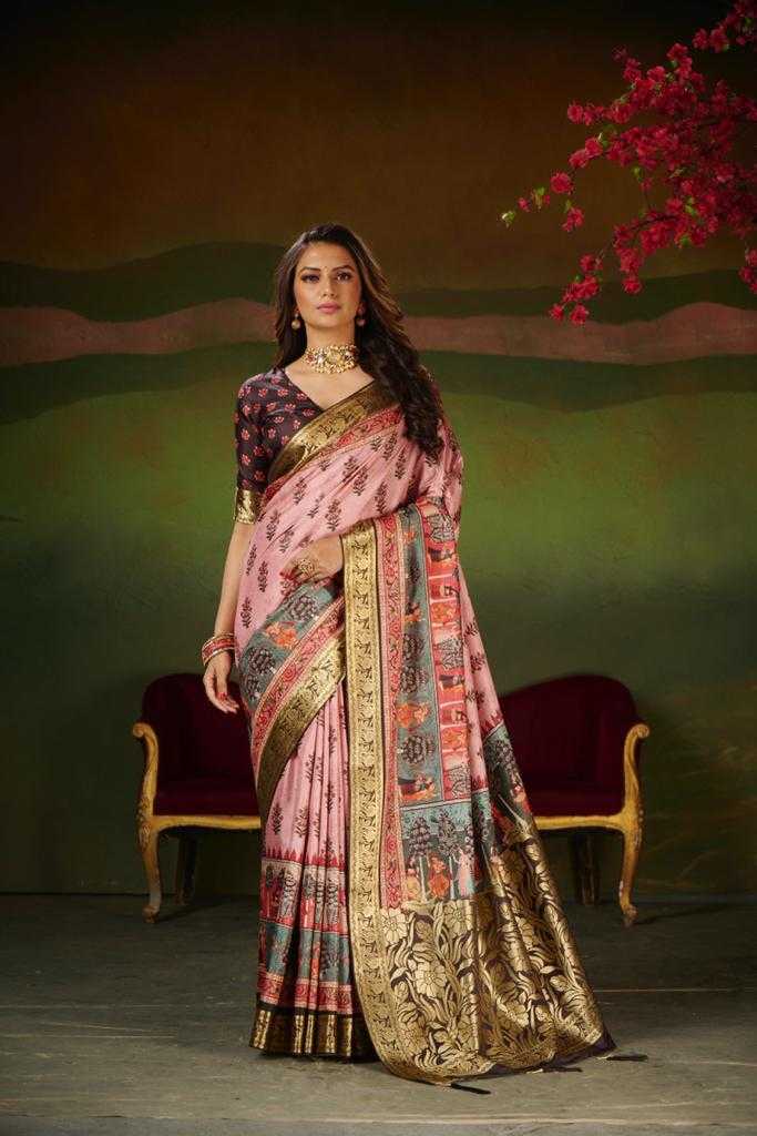 YNF VISCOSE KESH203 MTW36 SAREES WHOLESALE ZARI BORDER TRADITIONAL VISCOSE FESTIVEL SAREES MANUFACTURER- Kapda Export