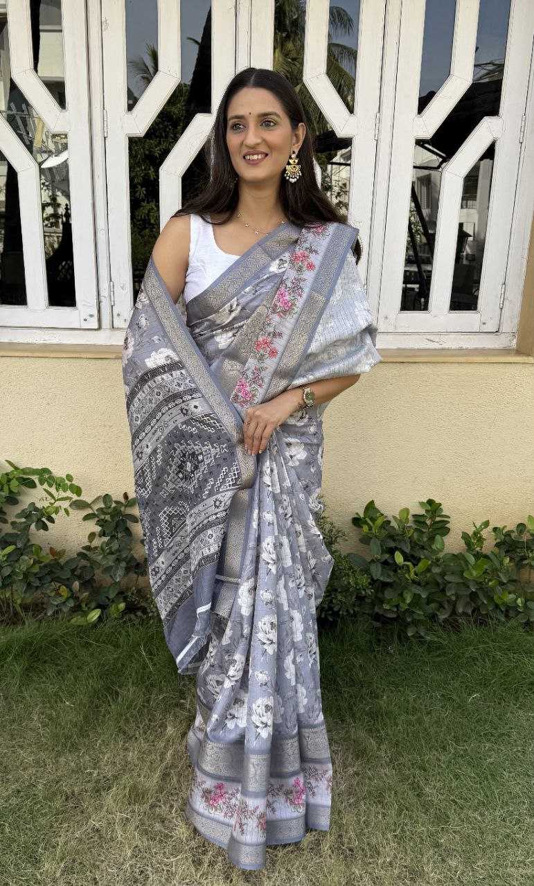 YNF ZARI SILKKESH117 RWC100 WHOLESALE ZARI SILK PRINTED FANCY WEDDING ZARI BORDER SILK SAREE MANUFACTURER- Kapda Export