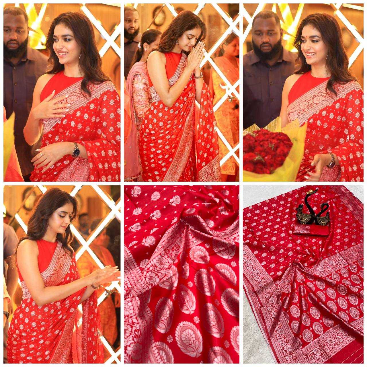 Ynf Banarasi Soft Silk RIN179 788 Bollywood Collections Wholesale Keerthy Suresh Manufacturer- Kapda Export