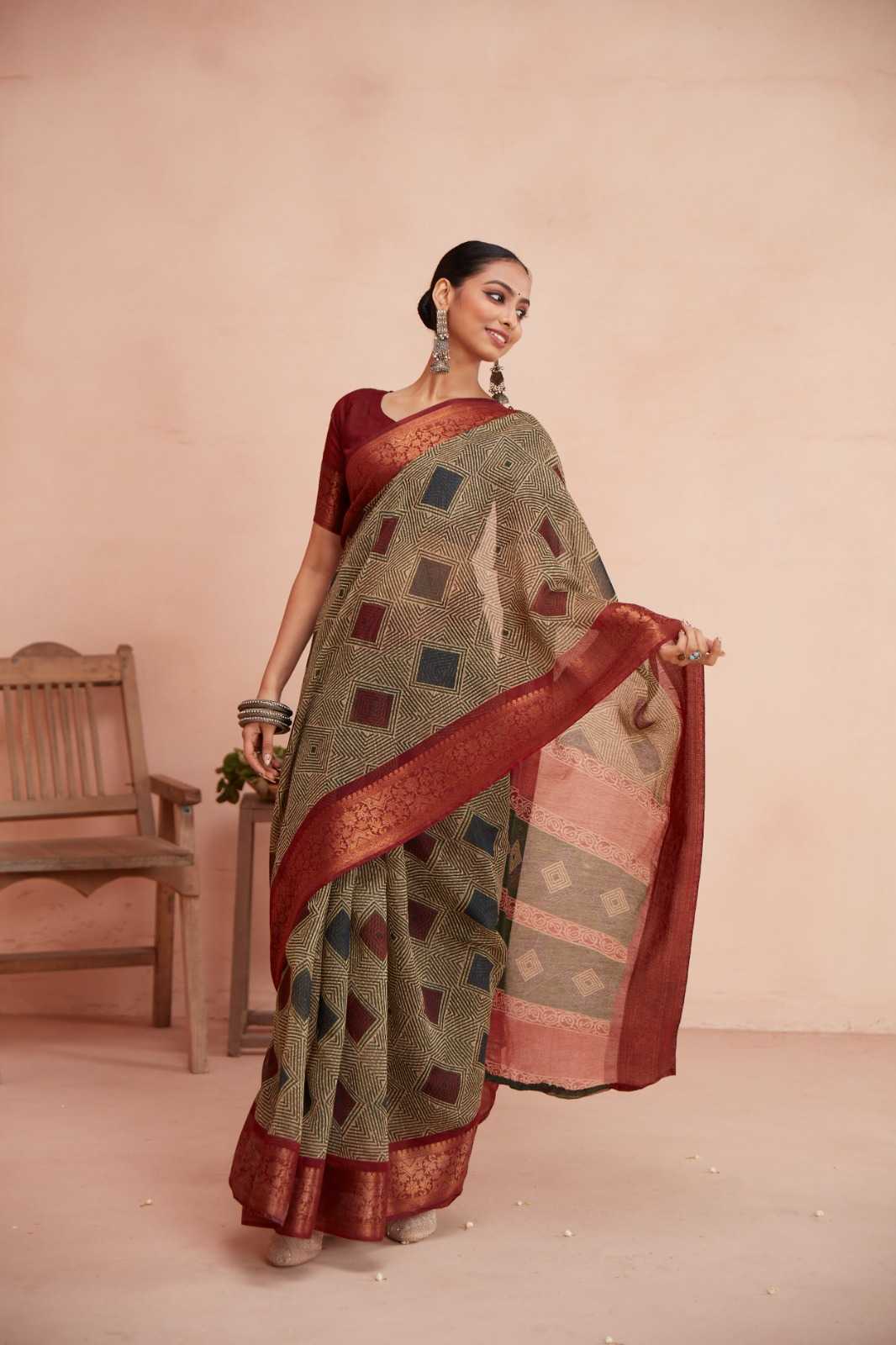 YNF CHANDERI SILK SILK KRESHVA KESH235 Meera CLOTHING BRANDS WHOLESALE SAREE MANUFACTURER- Kapda Export