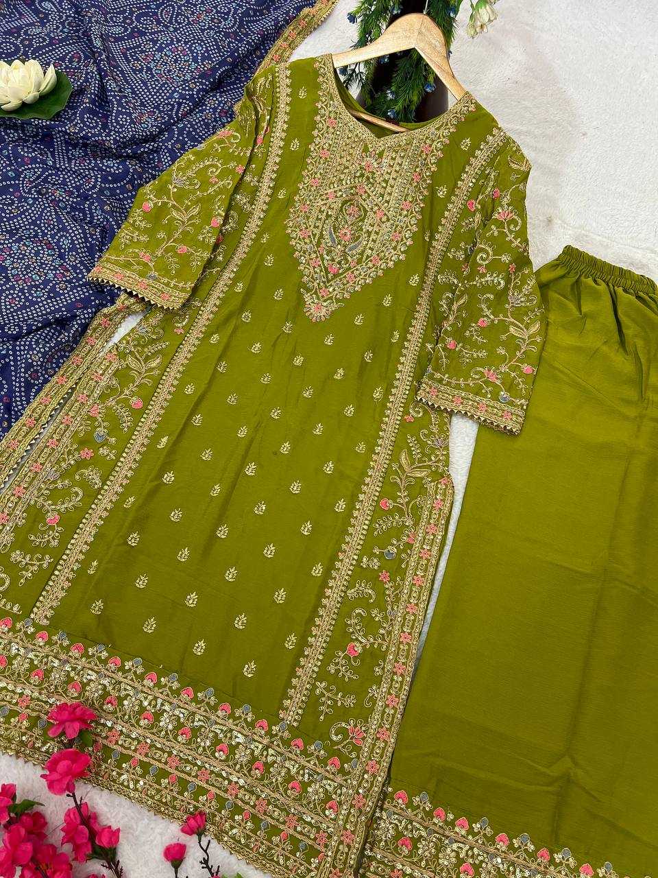 YNF CHINON KESH399 3137 SUITS & DRESSES  WHOLESALE EMBROIDERY EID LADIES SUITS MANUFACTURER- Kapda Export