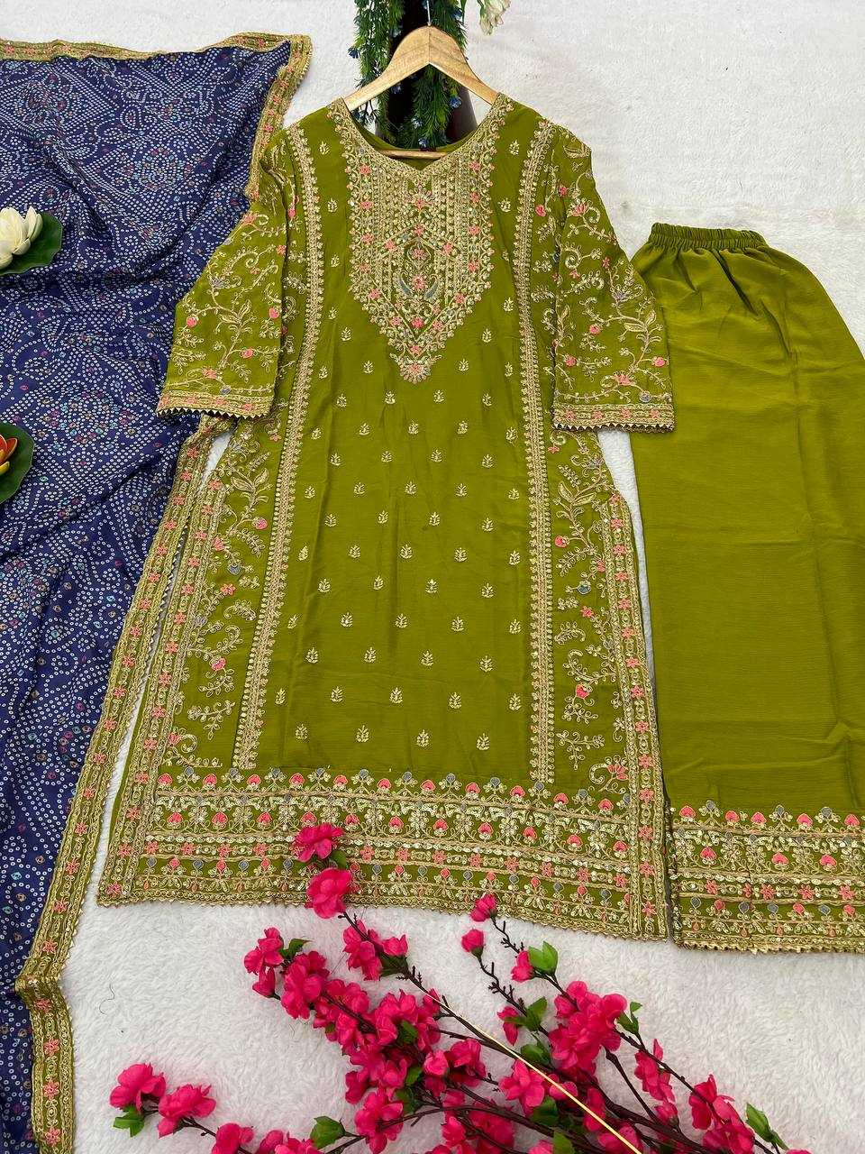 YNF CHINON KESH399 3137 SUITS & DRESSES  WHOLESALE EMBROIDERY EID LADIES SUITS MANUFACTURER- Kapda Export