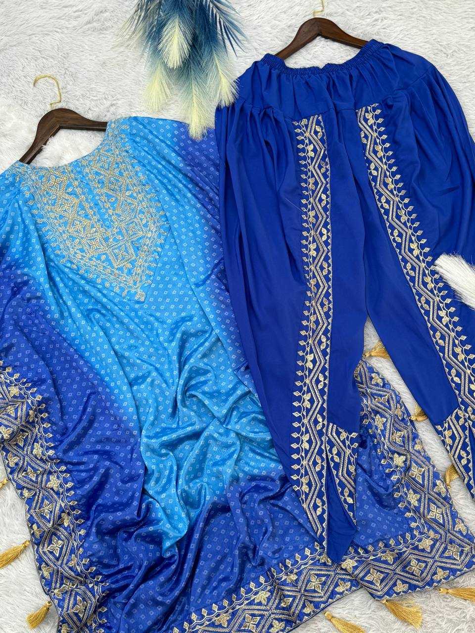 Ynf Chinon Silk KESH157 1669 Kurti Wholesale Silk Kurtis Kurtis With Dhoti Kaftan Kurtis Manufacturer- Kapda Export