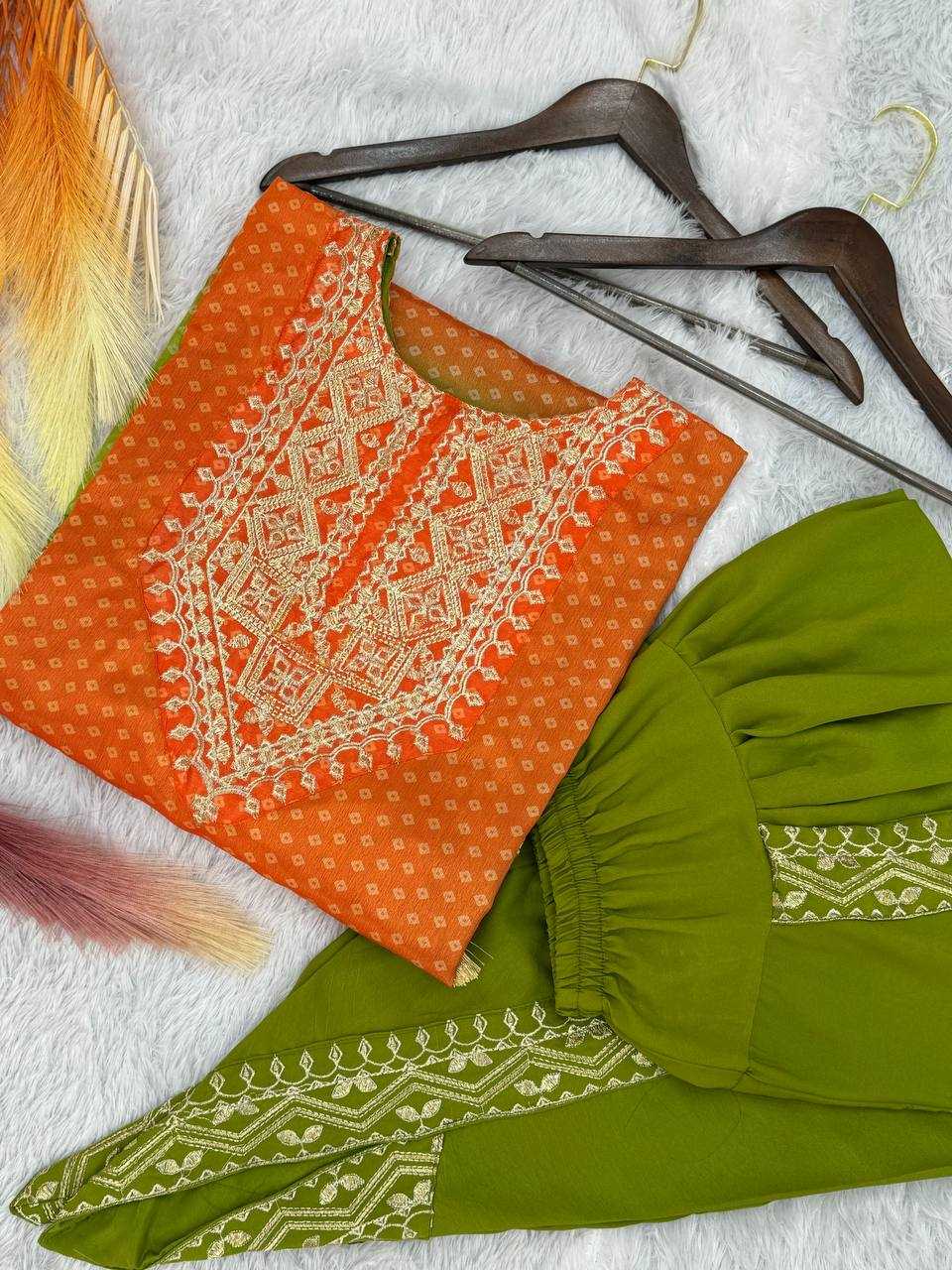 Ynf Chinon Silk KESH157 1669 Kurti Wholesale Silk Kurtis Kurtis With Dhoti Kaftan Kurtis Manufacturer- Kapda Export