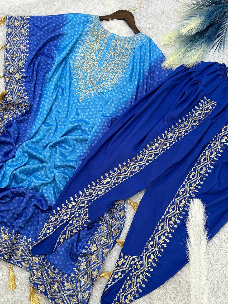 Ynf Chinon Silk KESH157 1669 Kurti Wholesale Silk Kurtis Kurtis With Dhoti Kaftan Kurtis Manufacturer- Kapda Export