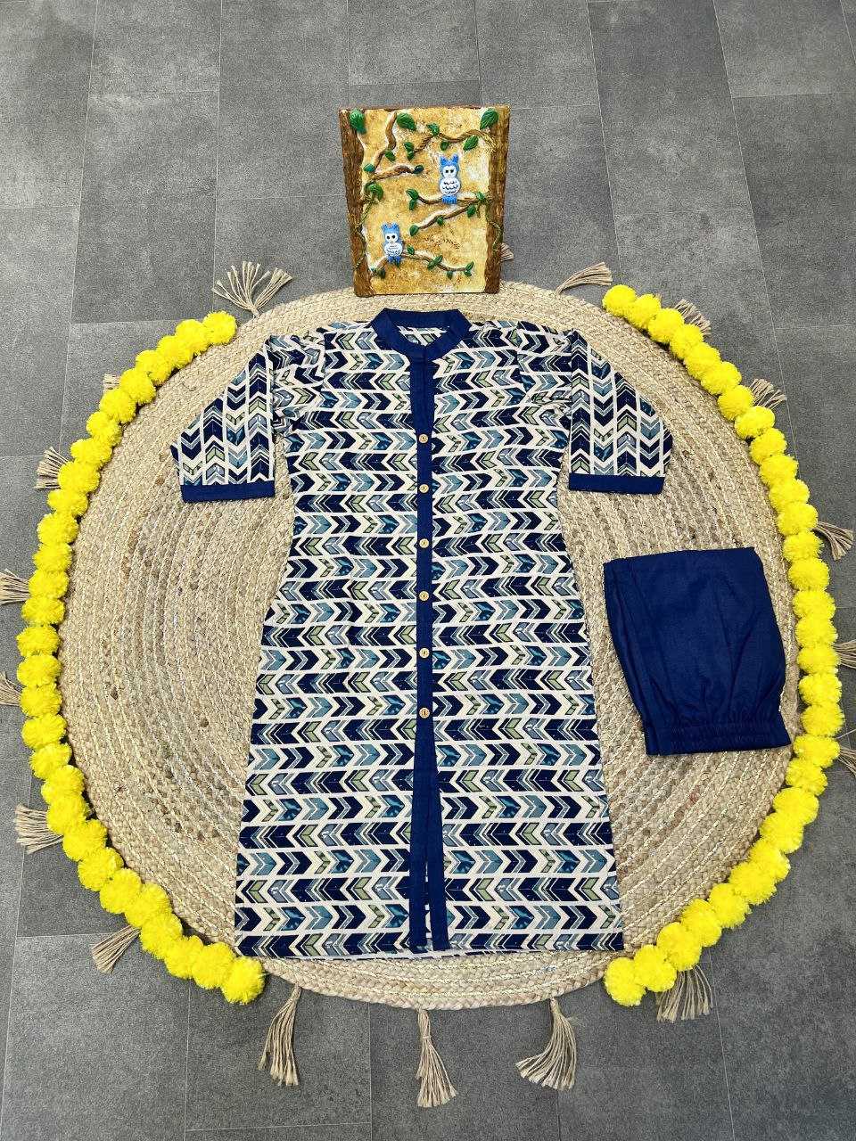 YNF COTTON KESH247 625 KURTI WHOLESALE PRINTED COTTON COLLAR NECK KURTI MANUFACTURER- Kapda Export