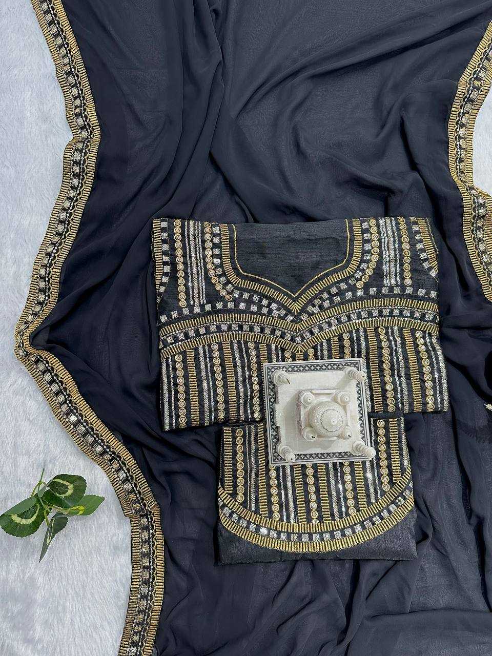 Ynf Faux Georgette KESH413 468 Bollywood Collections Wholesale Jannat Zubair Rahmani Manufacturer- Kapda Export