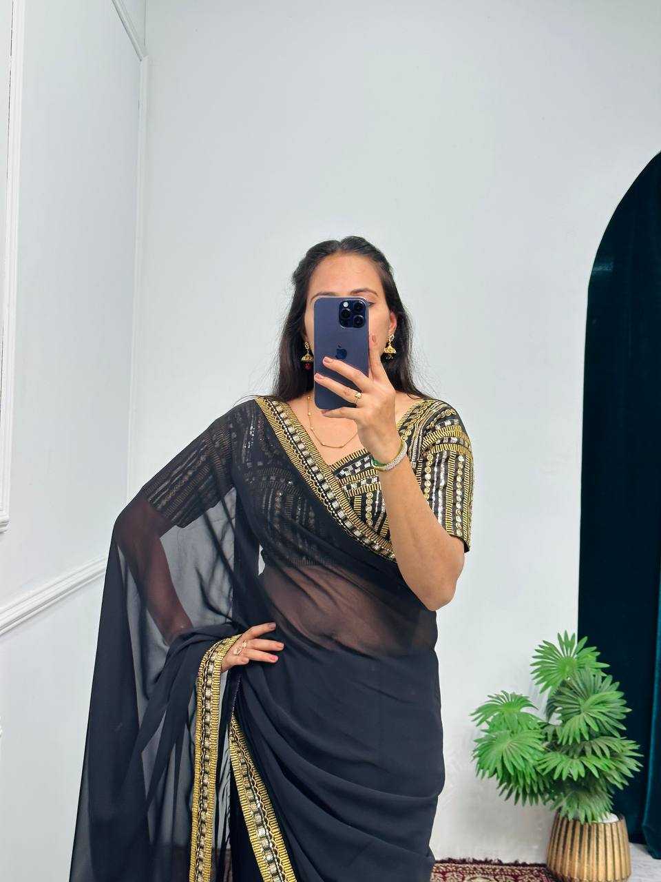 Ynf Faux Georgette KESH413 468 Bollywood Collections Wholesale Jannat Zubair Rahmani Manufacturer- Kapda Export