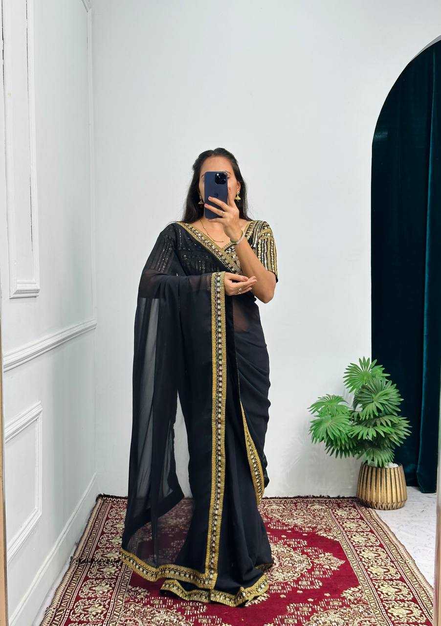 Ynf Faux Georgette KESH413 468 Bollywood Collections Wholesale Jannat Zubair Rahmani Manufacturer- Kapda Export